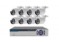 China Network Bullet 8 Camera Security System With Dvr HDMI Video Output factory