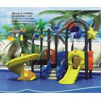 China New, large outdoor water slide, indoor and outdoor children's water park, plastic slide fountain, outdoor pool rides factory