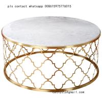 China stainless steel dining table base leg hairline gold coffee table base for hospitality projects factory