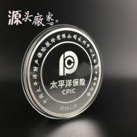 China 2019 new high-end silver commemorative coins custom, corporate event gifts custom, zinc alloy plating silver coins factory