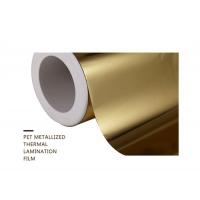 China Eco-Friendly Gold/Silver Metalized Film Suitable For Lamination Onto Cosmetics Box factory
