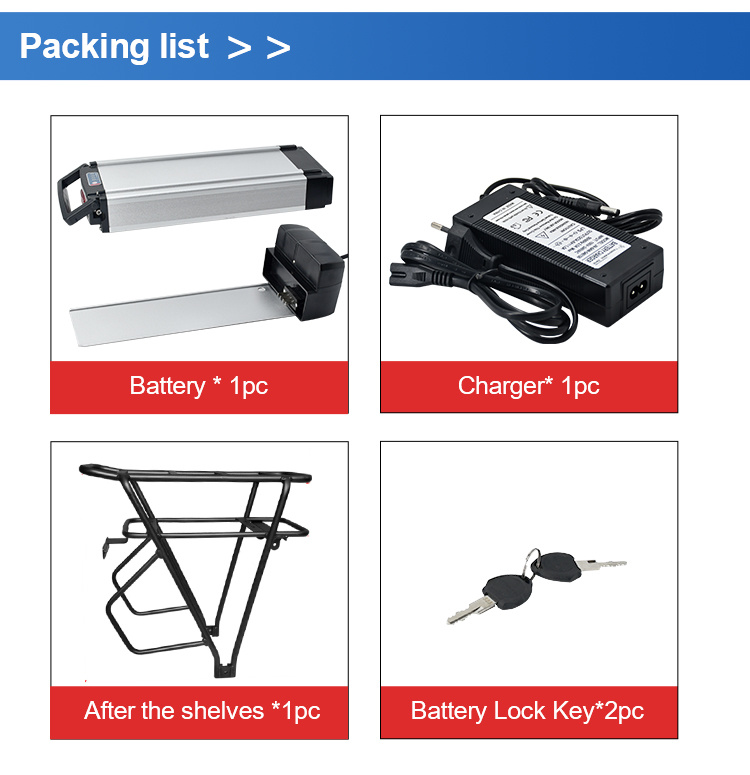 Rear Rack Ebike Batteries 48V 18ah 15ah E-Bike 500W 48 Volt Electric Bicycle E Bike Lithium Ion Battery