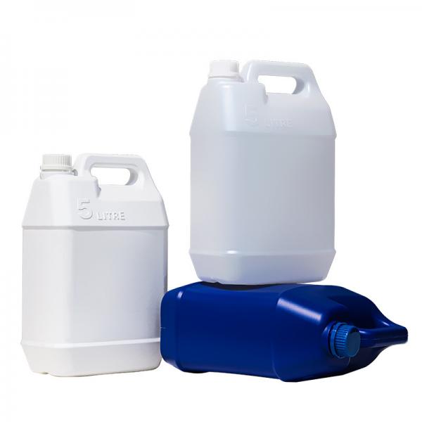 Quality Leakproof Screw Top 5L Plastic Drum 2.5 Gallons 1 Gallon 0.5 Gallon for sale