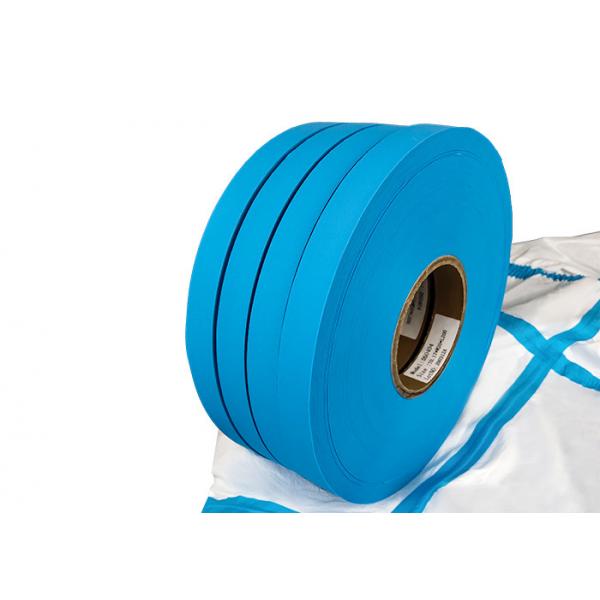 Quality Soft Hardness EVA Hot Melt Adhesive Film 200m / Roll Blue Heat Sealing Tape for sale