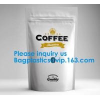 China High Barrier 16 oz Foil Stand up Zipper Pouch Coffee Bag with Valve,Resealable Food Storage Zipper Plastic Bag,Jar Kraft factory