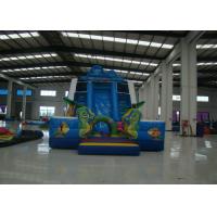 Quality Funny Sea Theme Giant Inflatable Water Slide , Kids Inflatable Water Slide 11 X for sale