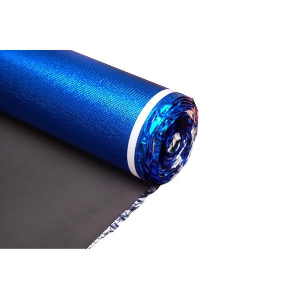 Quality 2mm  Non Allergenic EVA Foam Underlayment Blue Aluminum Film Moisture Proofing for sale