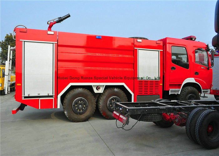 dongfeng awd 6x6 off road fire fighting truck wi