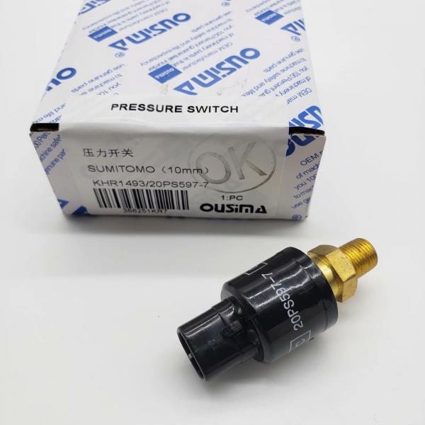Quality OUSIMA KHR1493 20PS597-7 Pressure Switch Sensor For Sumitomo Excavator SH200A2 SH200A3 for sale