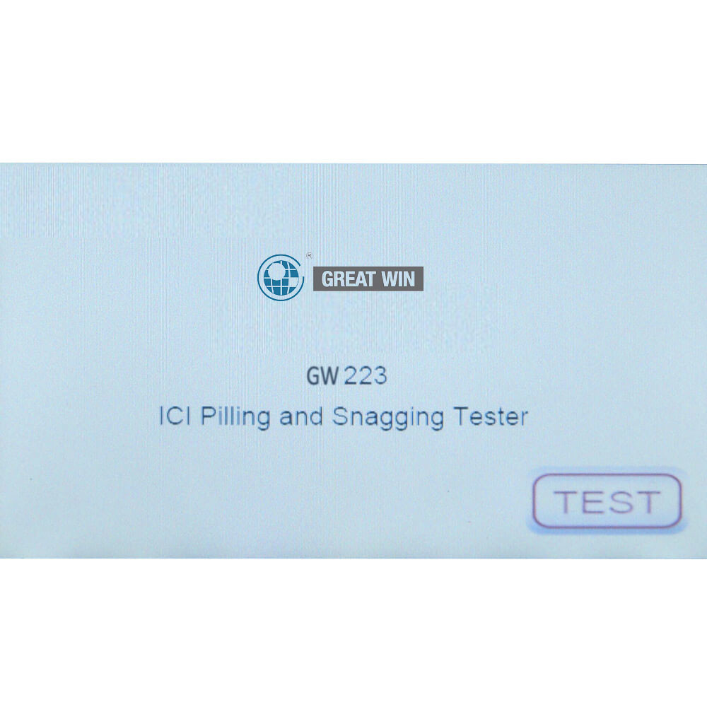 China Single Chip Control Mode Fabric Testing Machine ICI Pilling And Snagging Tester factory