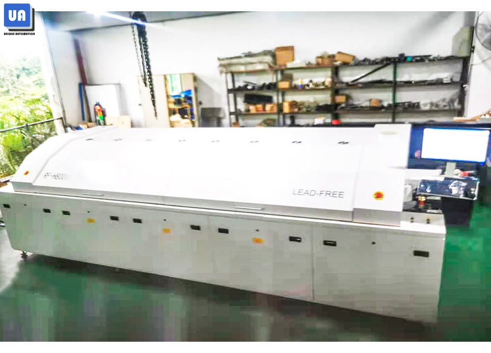 China 8.5KW SMT Machine Reflow Oven 400mm PCB 8 Heating Zones PLC for sale