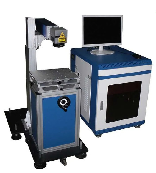 Quality Desktop Fiber Laser Marking Machine Cabinet Type Metal Laser Engraver for sale