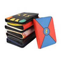China PU Leather Trading Card Holder , 40 Premium 8 Pocket Trading Card Binder Sleeves factory