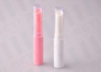 China 4g Colorful Plastic Round Lip Balm Tubes , Lip Balm Containers For Cosmetic factory