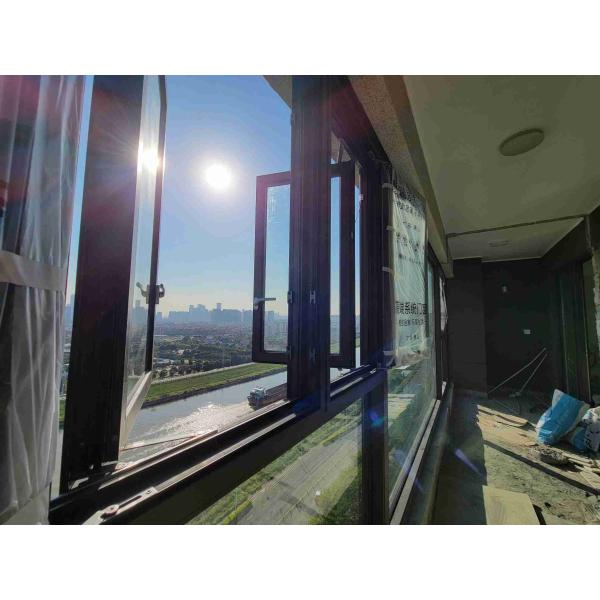 Quality Standard Aluminium Window Waterproofing Single / Double / Triple Glass Aluminum for sale