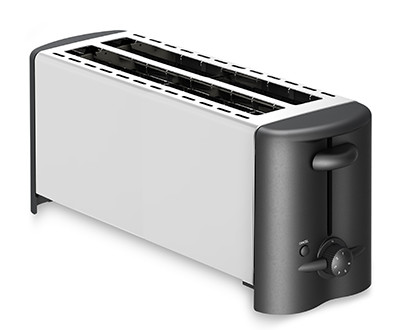 Quality Household Appliance 4 Slice Toaster Pop Up Toaster 2 Slot for sale