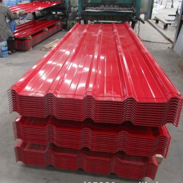 Quality Cold Drawn Color Coated PPGI Corrugated Sheet Galvanized Zinc Roofing Sheet SGCC for sale