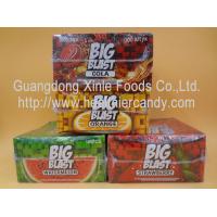 China Square Sweet Big Blast Bubble Gum Candy With Fruit Flavor , 4 G * 100 Pcs factory