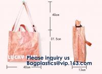 China Customized Elegant Eco Reusable Promotion Gift Waterproof Tote Shopping Paper Tyvek Bag Dupont Recyclable Tyvek Shopping factory