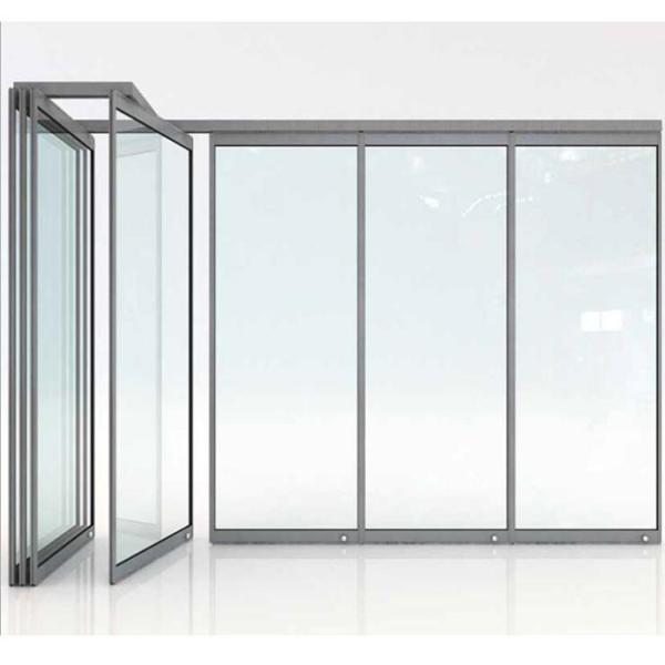 Quality Folding Movable Glass Wall Partitions Conference Hall Acoustic Room Dividers for sale