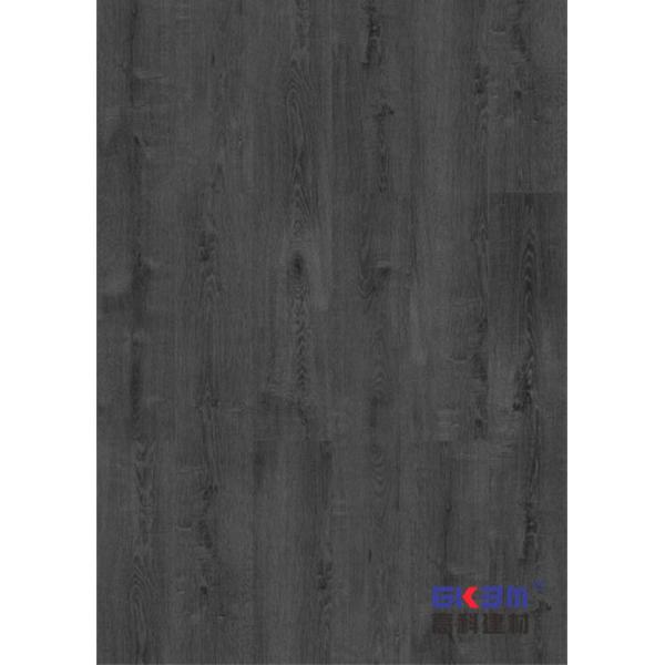 Quality Fireproof 4mm Stone Polymer Composite Flooring European Black Oak GKBM SY-W1010 for sale