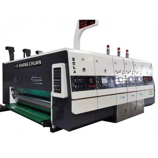 Quality Multi Color Corrugated Carton Flexo Printing Machine For Cardboard Sheet Die for sale