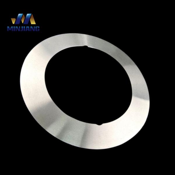 Quality Lithium Industry Cemented Carbide Circular Slitting Knife 100*65*0.7mm for sale