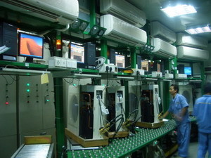 Quality Electronic Air Conditioner Production Line floor - type AC Performance Testing for sale