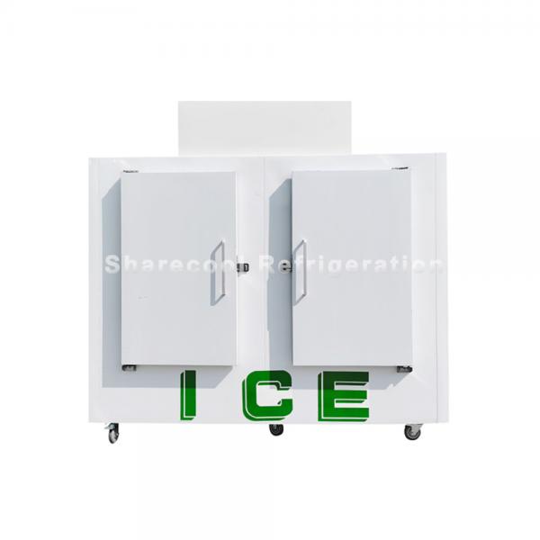 Quality Two Doors Bagged Ice Merchandiser R404a Refrigerant For Supermarket for sale