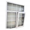 China PVC Windows Grill Design Double Glazed Glass Energy Saving Profile factory