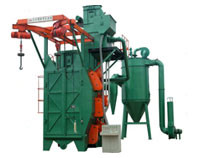 Quality Rust Removal Automatic Sandblasting Machine For The Bigger Size Workpiece for sale