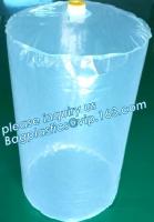China plastic bag with round bottom, round bottom pail liner, packing liquid round bottom bag, Biodegradable round bottom bag, factory