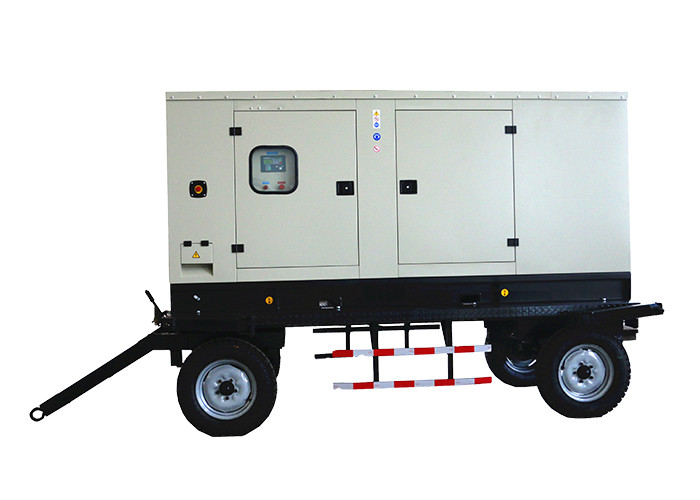 China 40kw 50kva Mobile Genset Diesel Generator Set Trailer Type With Wheels factory