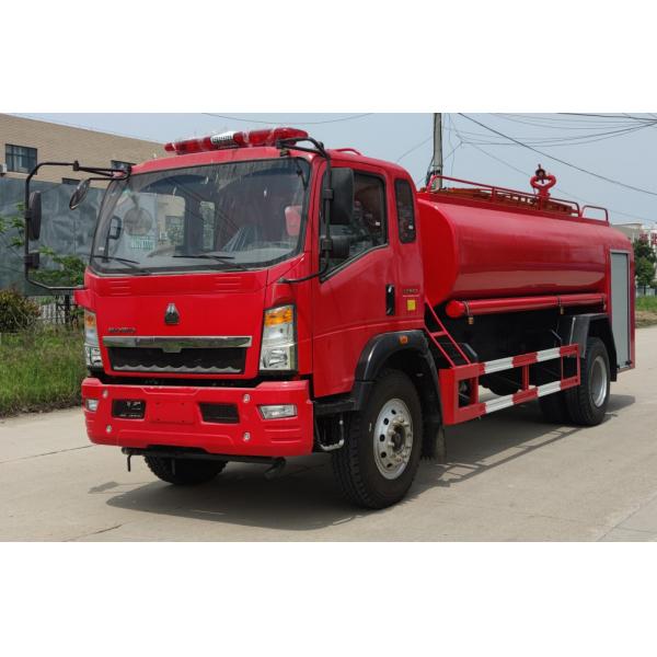 Quality HOWO 118KW Water Rescue Fire Truck 4x2 9000L For Fire Fighting for sale