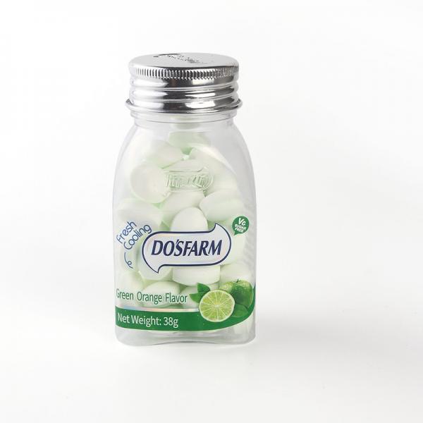 Quality Anti Oxidant Vitamin C Candy Tablets Transparent Triangle Bottle Package for sale