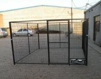 China galvanized dog Temporary Dog Fence For Sale Galvanized Chain Link Dog Kenne factory