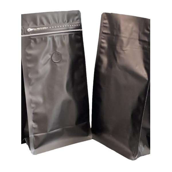 Quality Customized Waterproof Ziplock Quad Pouch For Coffee Packaging Food Grade for sale