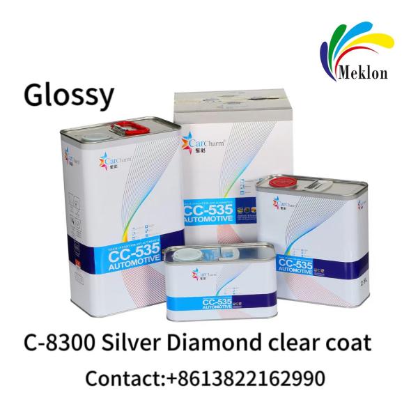 Quality Silver Diamond Car Clear Coat Varnish Anti Abrasion Weather Resistant for sale