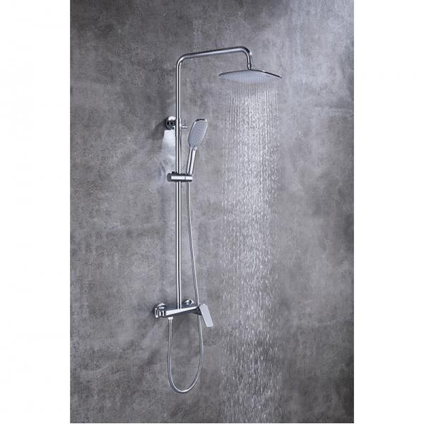 Quality Chrome Shower Set With Thermostatic Mixer , Thermostatic Rain Fall Shower System for sale