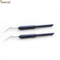 China Stainless Steel Transferring Bee Larvae Needle Grafting Tool With Blue Handle factory