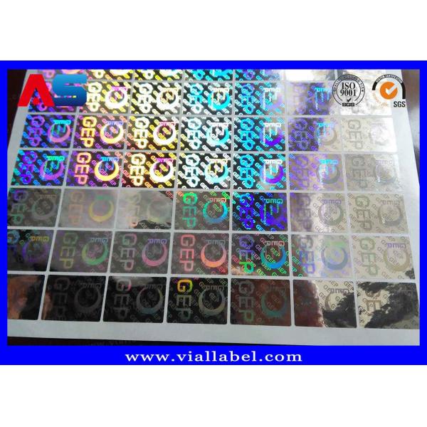 Quality Silver Security Custom Holographic Stickers Label Tamper Proof Seal Custom for sale