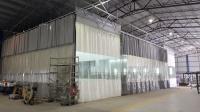 China Pvc Curtain Prep Station Galvanized Steel Sheet White Color Painting Military Product factory