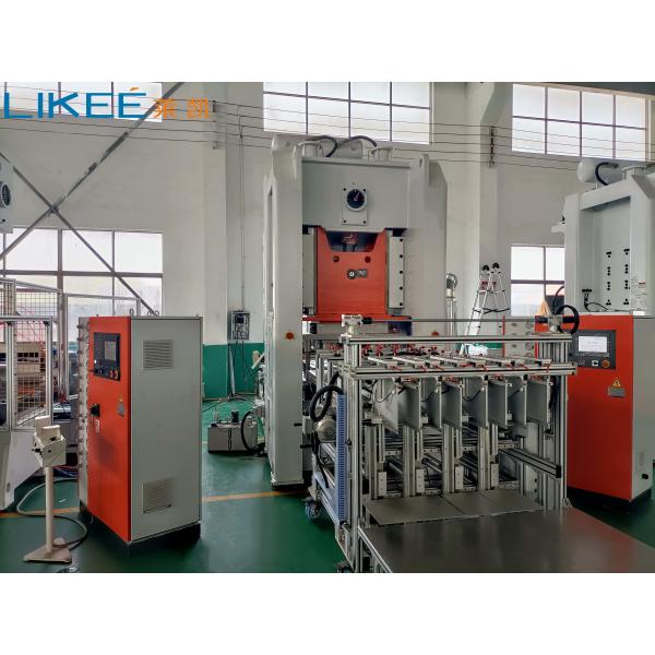 Quality 1-5 Cavities Capacity Electric Aluminum Foil Container Making Machine 380V 50HZ 3 Phase for sale