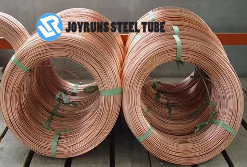 Quality 4.76*0.5MM Steel Bundy Tube ASTM A254 DC 04 Copper Coated Carbon Welded Steel Pipe for sale