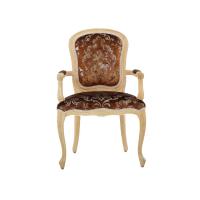 China Luxury Antique Hotel Furniture Dining Room Chairs With Customized Fabric factory