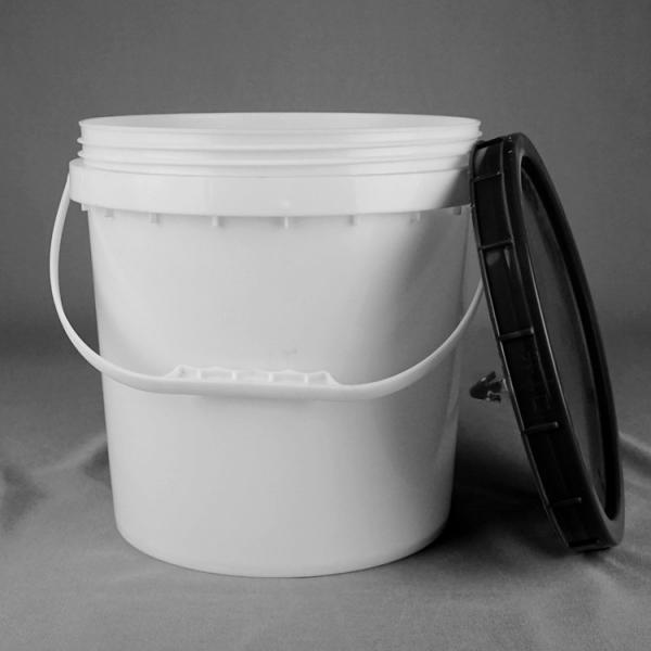 Quality Sea Food Packaging Plastic Food Bucket 8L 25cm Height With Screw Lid for sale