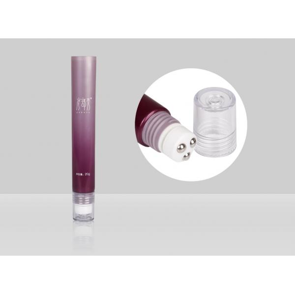 Quality 10-25ml Special Applicator Tubes Empty Custom Eye Cream Gel With Massage Stainless Steel Ball for sale