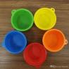 China Fancy Soft Silicone Pet Supplies Food Pet Cat Dog Bowl Feeder 175*130*73mm factory