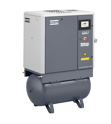 Quality 11kw Atlas Screw Air Compressor GA11 VSD Oil Injected for sale
