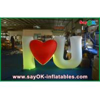 China Wedding Decoration Giant Inflatable Letters White Led Waterproof factory